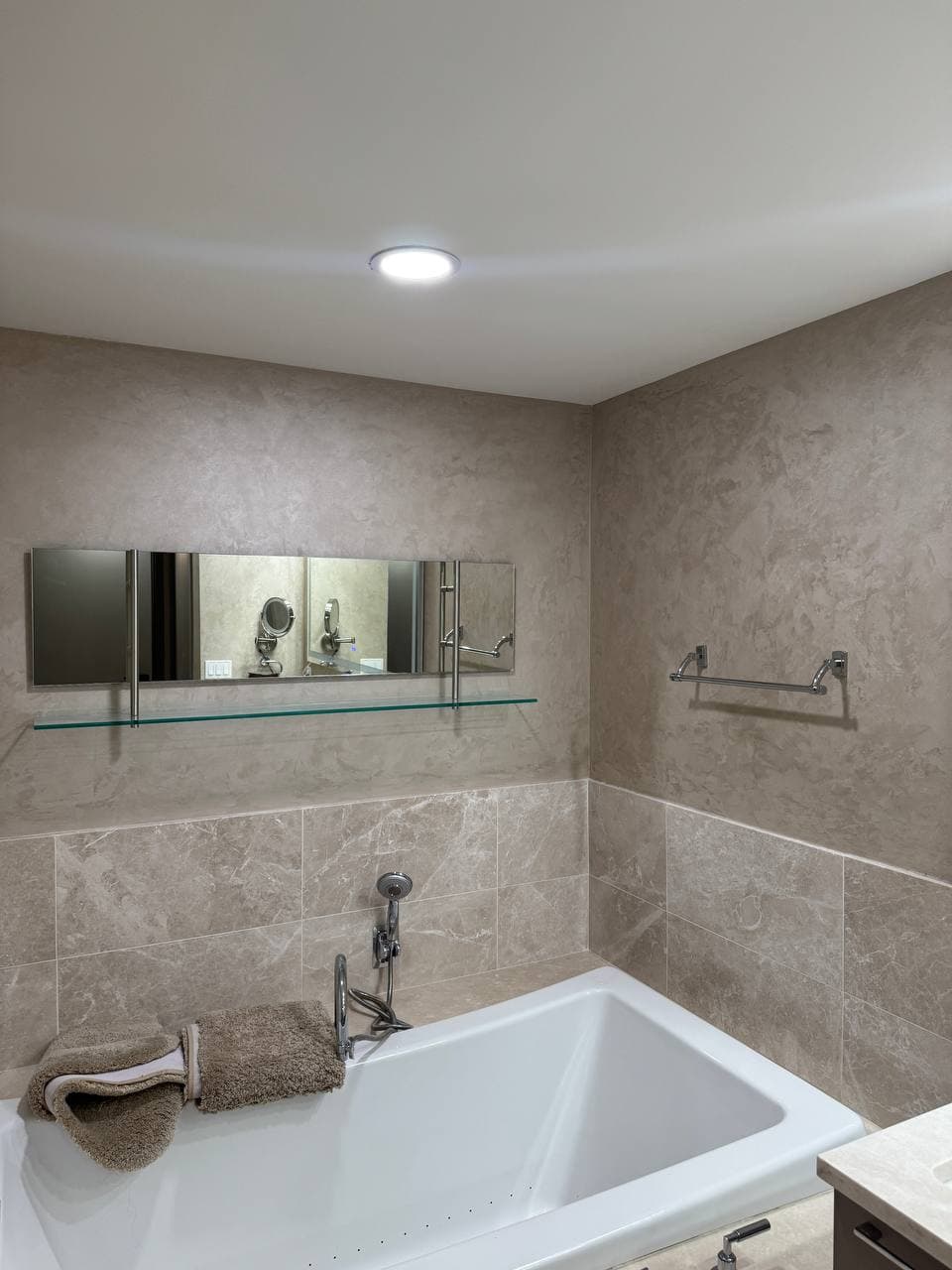 Bathroom With Limewash Walls