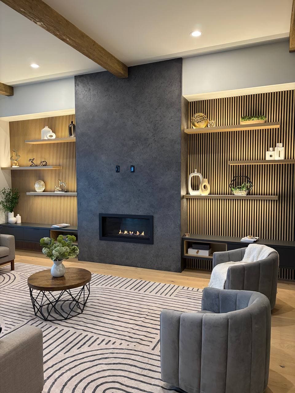 Fireplace Venetian Plaster